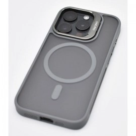 Husă spate Screen Geeks Magsafe cu lentilă pentru iPhone 16 Pro Gri