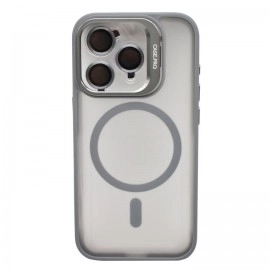 Husă spate Screen Geeks Magsafe cu lentilă pentru iPhone 16 Pro Gri