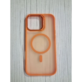 Husă spate Screen Geeks Magsafe+Lens portocalie pentru iPhone 16 Pro Max