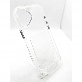 Husa Space Case transparentă pentru iPhone 17