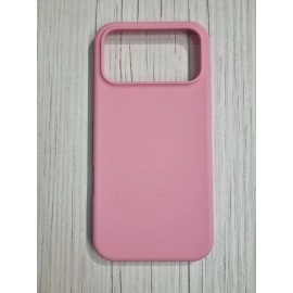 Husă spate silicon roz pentru iPhone 17 Pro Max fără logo