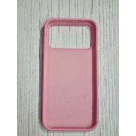Husă spate silicon roz pentru iPhone 17 Pro Max fără logo