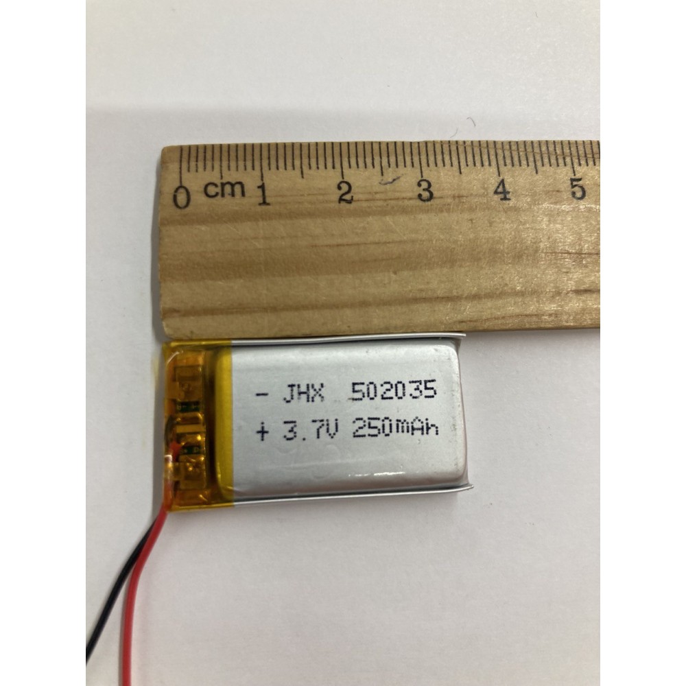 Baterie Lithium-ion Polymer 250mAh 3,7V Model 400018