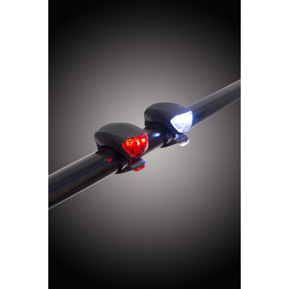 Set lumini pentru bicicletă cu iluminare eficientă