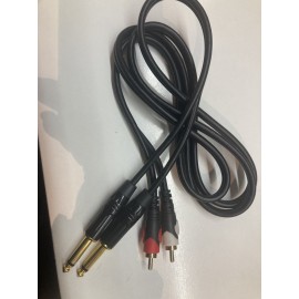 Cablul AUX audio 6.5 mm la 3.5 mm stereo 2 și 2