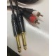 Cablul AUX audio 6.5 mm la 3.5 mm stereo 2 și 2