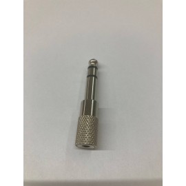 Adaptor audio Premium 3,5 mm Jack Mamă - 6,5 mm Jack Masculin Aur / 3,5 mm la 6,5 mm