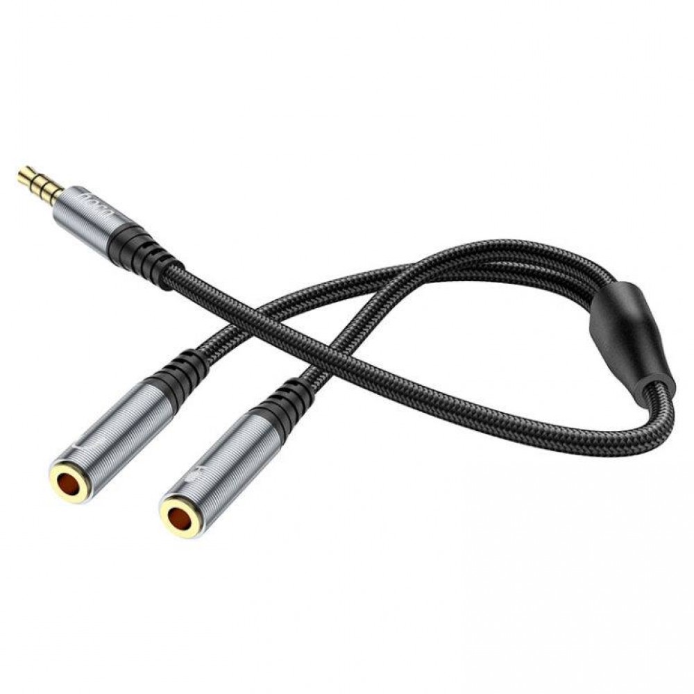 Cablu adaptor audio UPA21 3,5 mm tată la 2x3,5 mm mamă