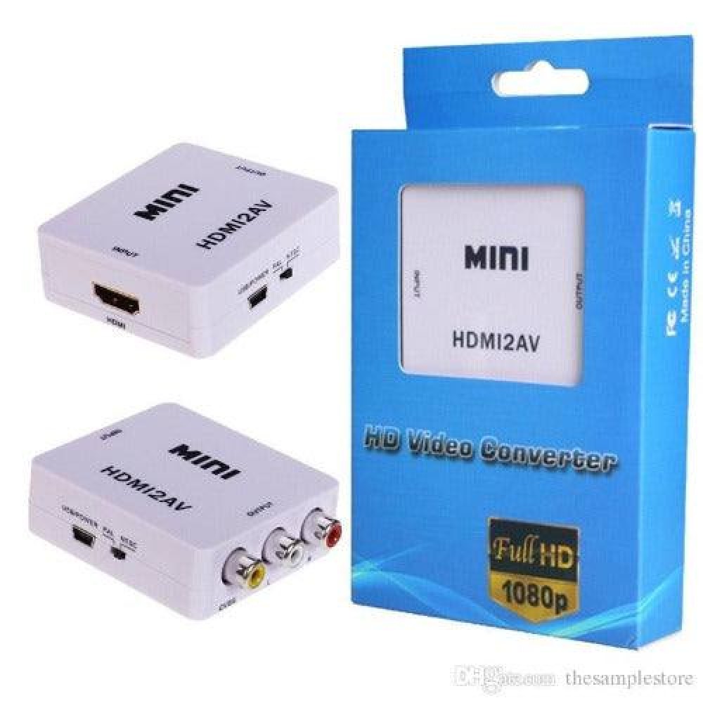 Convertor HDMI la AV pentru conectare dispozitive digitale la televizoare clasice