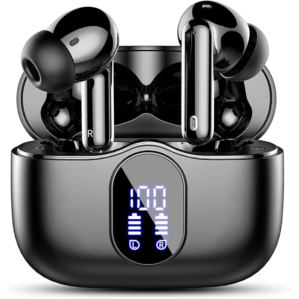 Casti Bluetooth Bootos A90 Pro True Wireless, Negru