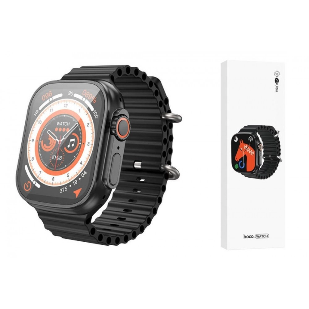 Ceas inteligent HOCO Y12 Ceas sport ultra inteligent (versiunea de apel) Negru