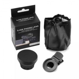 Lentilă universală pentru telefon cu unghi larg Lentile pentru telefon mobil Microspur Lentilă pentru telefon două-în-unul (37MM 0,45x 49UV)