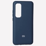 Husă spate cu logo pentru Mi Note 10 Lite Albastru-închis