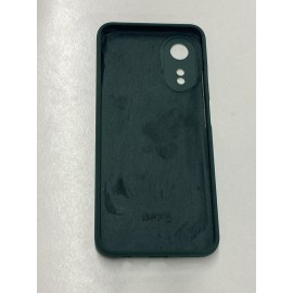 Husă spate cu logo pentru Oppo A17 Verde-închis