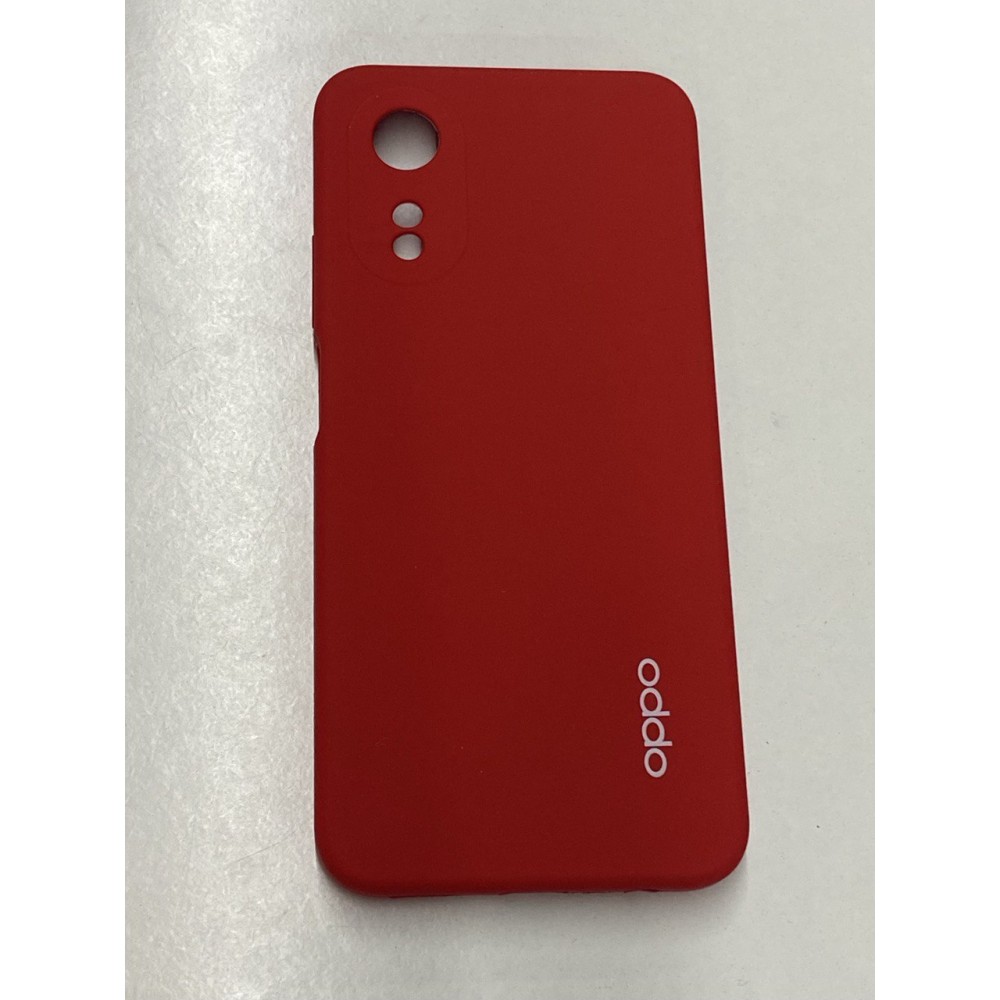 Husă spate cu logo pentru Oppo A17 Roșie