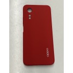 Husă spate cu logo pentru Oppo A17 Roșie