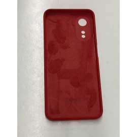 Husă spate cu logo pentru Oppo A17 Roșie