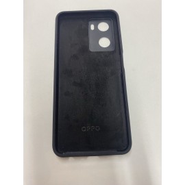 Husa spate cu logo pentru Oppo A57S Neagră