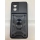 Husa de protecție cu suport magnetic pentru Oppo A18 Neagră