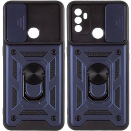 Husa de protecție cu suport magnetic pentru Oppo A32 Albastra