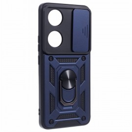 Husa de protecție cu suport magnetic pentru Oppo A58 4G Albastra