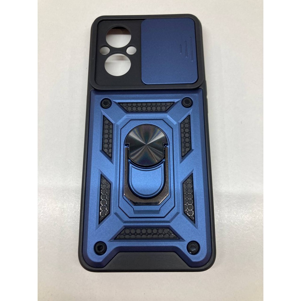 Husa de protecție cu suport magnetic pentru Oppo A96 4G Albastra