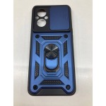 Husa de protecție cu suport magnetic pentru Oppo A96 4G Albastra
