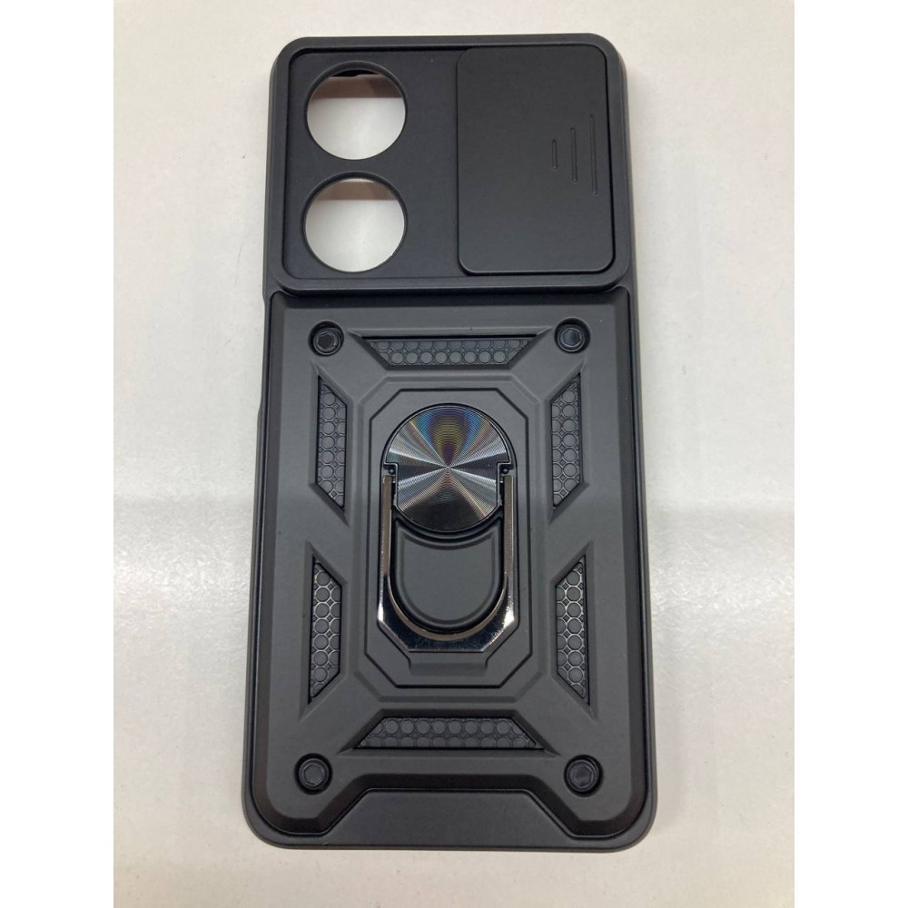Husa de protecție cu suport magnetic pentru Oppo A98 5G Neagră