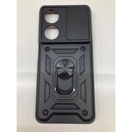 Husa de protecție cu suport magnetic pentru Oppo A98 5G Neagră