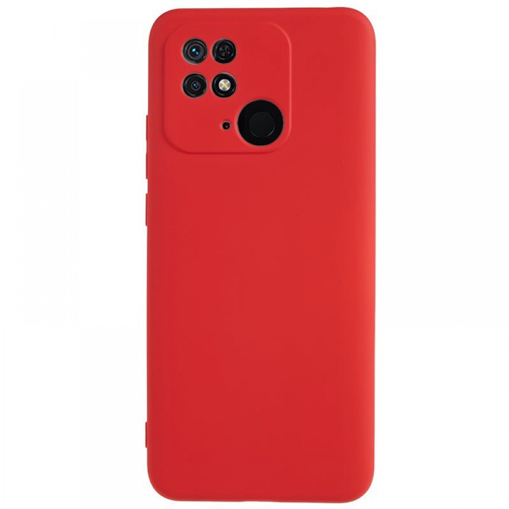 Husă spate fara logo pentru Redmi 10C Roșie
