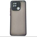 Husa Din Silicon Policarbonată Transparentă Xiaomi Redmi 10C Neagra