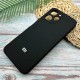 Husă spate cu logo pentru Redmi 12 Neagră