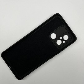 Husă spate cu logo pentru Redmi 12C Neagră