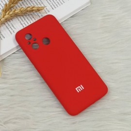 Husă spate cu logo pentru Redmi 12C Roșie