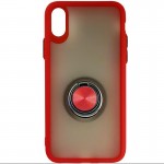 Husa de protecție cu suport magnetic antisok cu Popsocket pentru Redmi 7A Rosie