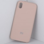 Husă spate cu logo pentru Redmi 7A Cafeniu-deschis