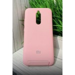 Husă spate cu logo pentru Redmi 8 Roz