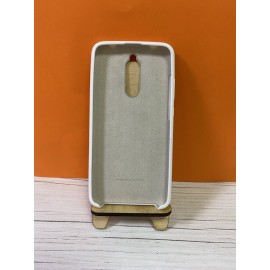 Husă spate cu logo pentru Redmi 8 Alb