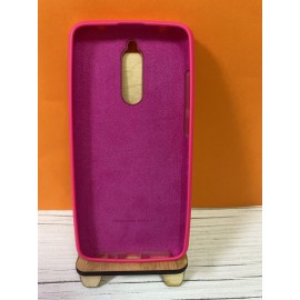 Husă spate cu logo pentru Redmi 8 Roz-închis