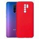 Husă spate fara logo pentru Redmi 9 Rosie