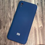 Husă spate cu logo pentru Redmi 9A Albastra