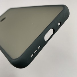 Husa Din Silicon Policarbonată Transparentă Xiaomi Redmi 10A/9C Neagra