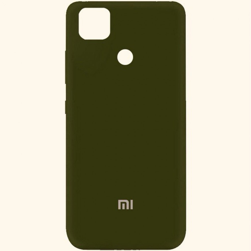 Husă spate cu logo pentru Redmi 9C Verde-închis