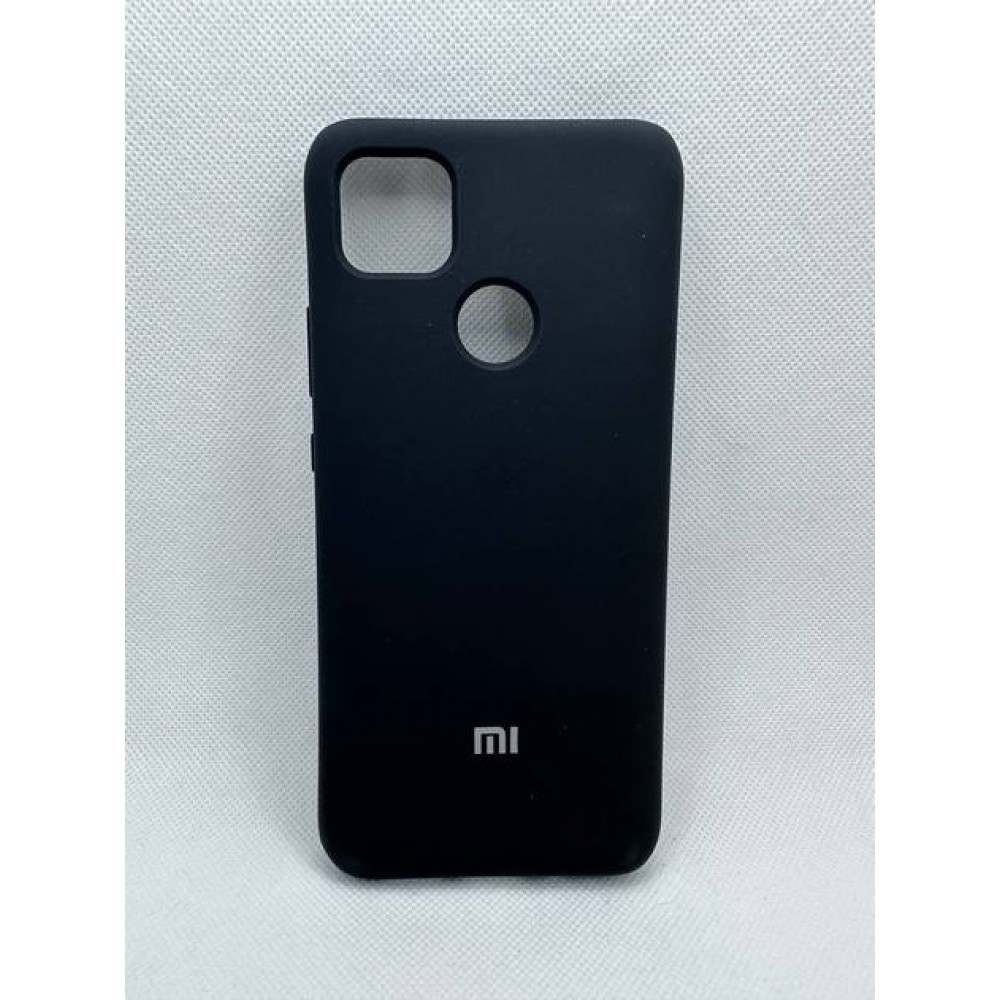 Husă spate cu logo pentru Redmi 9C Neagră