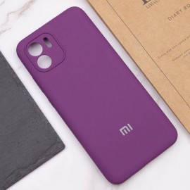 Husă spate cu logo pentru Redmi A1-Redmi A2 Violet-închis