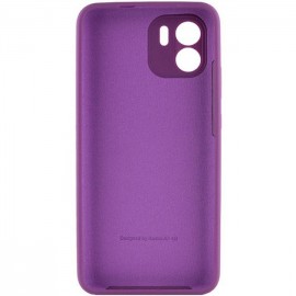 Husă spate cu logo pentru Redmi A1-Redmi A2 Violet-închis