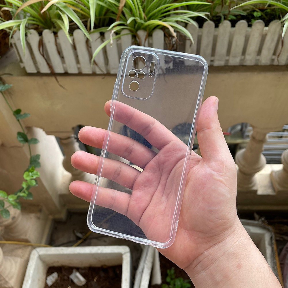 Husa spate fara logo pentru Redmi Note 10 Transparenta