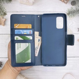 Husă carte pentru Redmi Note 10 4G-5G Albastră