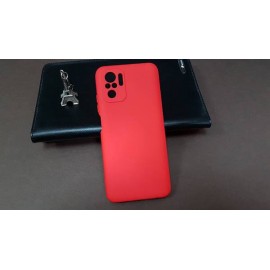 Husă spate fara logo pentru Redmi Note 10 4G Roșie