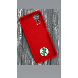 Husă spate cu logo pentru Redmi Note 11 4G/Note 11S 4G/Note 11 NFC Roșie